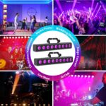 LED Stage Light Bar,50W LED 4in1 RGBW DJ Lights Bar with Remote Control Sound Activated DMX Stage Lighting Uplights for Church Events Wedding Disco Party Stage DJ Lighting 2Pack - Image 5