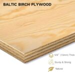 Sound Town DIY 2U Studio Rack with Solid Baltic Birch Plywood, Weathered Brown for Recording Room, Home Studio (SDRK-Y2B) - Image 6