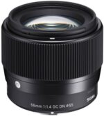 Sigma 56mm for E-Mount (Sony) Fixed Prime Camera Lens, Black (351965) - Image 3