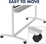 Quartet Easel, Magnetic, 6' x 4', Reversible, Whiteboard/Flipchart, Prestige 2 Mobile Presentation, Graphite Frame (ECM64P2) - Image 5
