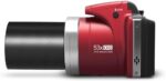 Minolta Pro Shot 16MP HD Digital Camera – 53x Optical Zoom, 1080p Full HD Video, Optical Stabilization, 3-inch LCD, Panorama, HDR, Face Detection, Smart Modes, 16GB Card (Red) - Image 6