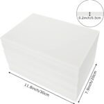 DAJAVE 36Pack 8x12 Inch Foam Core Board, 3/16(5MM) Inch Thickness White Foam Boards, Polystyrene Poster Board Foam Backing Boards for Craft, Presentations, School, Office & Art Projects - Image 3