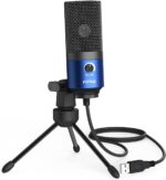 FIFINE USB Computer Microphone for Recording YouTube Video Voice Over Vocals for Mac & PC, Condenser Mic with Gain Control for Home Studio, Plug & Play - K669L - Image 2
