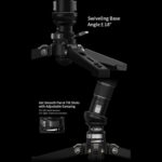 YC Onion Pineta Pro Carbon Fiber Monopod with FH60 Fluid Head and Pedal Base, Light Stand Lightweight Travel Monopod with Quick Release Plate for Sony Canon Nikon DSLR Cameras, Gimbal and etc - Image 7