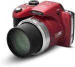 Minolta Pro Shot 16MP HD Digital Camera – 53x Optical Zoom, 1080p Full HD Video, Optical Stabilization, 3-inch LCD, Panorama, HDR, Face Detection, Smart Modes, 16GB Card (Red) - Image 3
