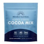 Mindful Evening Sugar Free Cocoa Mix Natural Sleep Aid, 40 Servings, Melatonin 3mg, L-Theanine, GABA Supplements, Natural Calm Sleep Support Stress Relief Calm Sleepy Cocoa Nighttime Hot Chocolate - Image 2