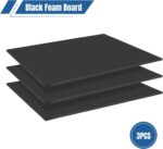 3 Pack Black Foam Board 24"x36", 3/16" Thick Foam Core Board for Projects, Black Poster Board for Painting, Displaying, and Craft Projects - Image 3