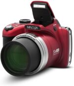 Minolta Pro Shot 16MP HD Digital Camera – 53x Optical Zoom, 1080p Full HD Video, Optical Stabilization, 3-inch LCD, Panorama, HDR, Face Detection, Smart Modes, 16GB Card (Red) - Image 2