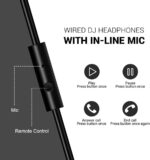 OneOdio Hi-Res Over Ear Headphones for Studio Monitoring and Mixing, Sound Isolation, Protein Leather Earcups, 50mm Driver Unit, Wired Headphones for AMP Guitar Keyboard (Pro-50 Black) - Image 5