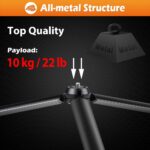 Zeadio Metal Mini Tripod, Desktop Tabletop Stand Tripod with 1/4 Inch Screw for Smooth 4, Crane Plus, Crane 2, Osmo Mobile, Ronin-S, Vimble 2, Gimbal Handle Grip Stabilizer and All Cameras - Image 3