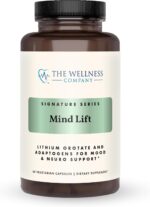The Wellness Company Mind Lift | 60 Capsules (1 Month Supply) | with Ashwagandha, DHA, and GABA | Non-GMO, Gluten-Free | Stress Management - Image 2
