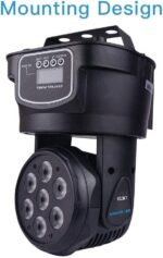 BETOPPER DJ Lights Moving Head, 7x8W RGBW Sound Activated/DMX Lighting, Moving Head Lights for Stage, Party, Live, DJ, Bar, Disco Lighting (2 Packs) - Image 8