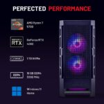 Skytech Blaze4 Mini Gaming PC Desktop, Ryzen 7 5700 3.7 GHz (4.6GHz Turbo Boost), NVIDIA RTX 4060 8GB GDDR6X, 1TB SSD, 16GB DDR4 RAM 3200, 650W Gold PSU, Wi-Fi, Win 11 Home - Image 7
