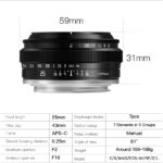 TTArtisan 25mm F2 Wide-Angle APS-C Camera Lens Large Aperture Manual Fixed Camera Lens Compatible with Fuji X-Mount Cameras X-A2 X-A2 X-A3 X-A5 X-A7 X-H1 XT1 X-T2 X-T3 X-T20 X-T30 X-T100 X-T200 X-PRO1 - Image 5