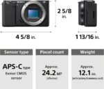 Sony Alpha ZV-E10 - APS-C Interchangeable Lens Mirrorless Vlog Camera Kit - Black - Image 4