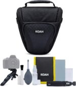 KODAK PIXPRO AZ425 Astro Zoom 20MP Digital Camera (Black) Bundle with 32GB SD Card, Holster Case and Accessory Kit, Battery and Charger Kit, Cable, and Tripod (6 Items) - Image 4