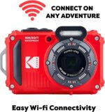 Kodak PIXPRO WPZ2 Rugged Waterproof Shockproof Digital Camera 16MP 4X Optical Zoom 1080P Full HD Video, 2.7" LCD (Red) Bundle with Camera Case, SanDisk 32GB microSDHC Card (4 Items) - Image 3
