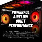 Panorama Gaming PC Desktop (NVD GeForce RTX 5070, Intel 24-Core i9-14900KF Processor, 32GB DDR5 RAM, 2TB NVMe SSD, WiFi 6E + BT, HDMI, RJ45, Windows 11 Pro) Best 2025 Prebuilt Tower RGB Gamer Computer - Image 3