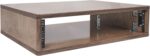 Sound Town DIY 2U Studio Rack with Solid Baltic Birch Plywood, Weathered Brown for Recording Room, Home Studio (SDRK-Y2B) - Image 2
