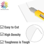 Mat Board Center, Pack of 10 Acid-Free Foam Boards, 12x16 inch White Foam Boards, 1/8" Thick - Image 4