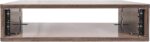 Sound Town DIY 2U Studio Rack with Solid Baltic Birch Plywood, Weathered Brown for Recording Room, Home Studio (SDRK-Y2B) - Image 4