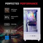 Skytech Gaming Azure 3 Desktop PC, Ryzen 7 9700X 3.8 GHz (5.5GHz), NVIDIA RTX 4060 8GB, 1TB NVMe SSD, 16GB DDR5 RAM 6000, 650W Gold PSU, 360mm ARGB AIO, Wi-Fi, Win 11 - Image 7
