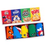 ODD SOX – Kellogg’s Cereal Gift Box – 5-Pack Men’s Crew Socks – Frosted Flakes, Froot Loops, Pop-Tarts & More – Fun Novelty Sock Set in Collector’s Box – Colorful, Comfy & Nostalgic - Image 3
