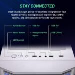 Skytech Gaming Archangel Desktop PC, Ryzen 5 5500 3.6 GHz (4.2GHz), NVIDIA RTX 3050 6GB, 1TB NVMe SSD, 16GB DDR4 RAM 3200, 650W Gold PSU, Wi-Fi, Win 11 - Image 10