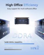 KAMRUI Mini PC Computer, Intel Processor N97 (up to 3.6 GHz), 16GB DDR4 RAM 256GB M.2 SSD, Mini Desktop Computer Support Dual 4K, WiFi, Bluetooth, Ethernet, HTPC for Business, Education, Home - Image 7