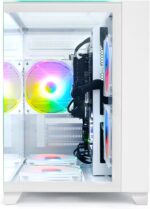 LXZ Desktop PC Computer Ryzen 5-5600GT 8 core 3.6GHz, 16G DDR4 RAM, 512G NVME SSD, Tower Computer with 400W Power Supply for Working, Home and Office (White) - Image 7