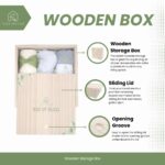 Birthday Gifts for Woman, Get Well Soon Gift Baskets for Women, Relaxing gifts for Women, Self Care Gifts, Spa kit for Woman, Wooden Box, Green Gifts for Wife, Girlfriend - Image 4