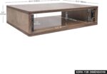 Sound Town DIY 2U Studio Rack with Solid Baltic Birch Plywood, Weathered Brown for Recording Room, Home Studio (SDRK-Y2B) - Image 3