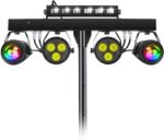 DJ Lights Package with Stand 7.5Ft, DJ Light for Parties Sound Activated, DMX & Remote Control Portable Gig Bar Lights LED Stage Lighting System for Band, Booth, Wedding, Events, Shows - Image 8