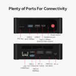 Beelink Mini PC, AMD Ryzen 7 6800U(8C/16T, Up to 4.7GHz), 32GB LPDDR5 RAM 1TB PCIe4.0x4 SSD, SER5 MAX Desktop Computer Support 4K Triple Display/DP/HDMI/Type-C/WiFi 6/BT5.2,Gaming/Office/Home - Image 8