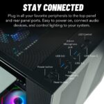Panorama XL RTX 5090 Gaming Desktop PC - AMD Ryzen 9 9950X3D, 192GB DDR5 RAM, 4TB NVMe 990 Pro Gen4 SSD, 10TB HDD, WiFi 6E + BT, HDMI, Windows 11 Pro - Best 2025 RGB Prebuilt Tower Computer for Gamers - Image 7