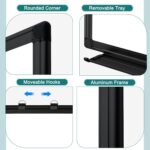 Double Sided Magnetic White Board，36"x24" Dry Erase Whiteboard for Wall with Black Aluminum Frame Presentation Board for School, Office and Home - Image 4