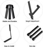 Portable Art Easel Stand 63 Inches - Black Picture Stands for Display w/Bag - Tabletop Art Easel Stand for Sign, Wedding Signs, Poster Stand, Painting Canvas Stand - Metal Tripod, Easels for Display - Image 6