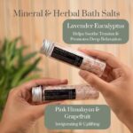 Natural Self Care Gifts for Women Basket Get Well Gifts for Women After Surgery, Bath Salts Set, Self Spa Kit, Sick Care Package, Home Spa Kit, Get Well Basket for Men After Surgery, Lavender Bath Set - Image 8