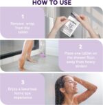 Shower Steamers Aromatherapy 6 Pack Gifts for Women Mom Men, Gifts for Her Stress Relief Home Spa, Birthday Gift Lavender Natural Essential Oil Self Care Relaxation Shower Bombs Teen - Image 7