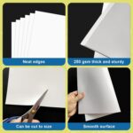 18 Pcs Poster Board 22" x 28" White Poster Paper Bulk, ROOKEA 250 GSM Vision Board for School Arts Craft Projects Presentations Drawing Scrapbooking Blank Graphic Display Office Supplies - Image 4