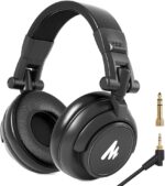 MAONO 50MM Drivers Studio Headphones AU-MH601 Over Ear Stereo Monitor Closed Back Headphones for Music, DJ, Podcast (Black) - Image 2