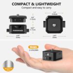 Quick Release Plate, Tripod Mount Adapter, Camera Quick Release Mount Adapter with 1/4'' Screw for Camera Tripod, Monopod, Slider - Image 5