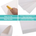 50 Pack White Foam Board, 11"x 14", 1/8" Thick Foam Core Baking Poster Boards Polystyrene Mat Sign Center Foams Board Sheet for School Crafts Office Art Display Prints Presentation - Image 4