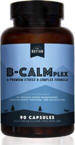 Natural Rhythm B-CALMplex, Unique B Vitamin Blend, B Complex Supports Proper Nerve Function and Relaxation, 3 Month Supply, 90 Capsules - Image 2