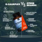 Natural Rhythm B-CALMplex, Unique B Vitamin Blend, B Complex Supports Proper Nerve Function and Relaxation, 3 Month Supply, 90 Capsules - Image 3