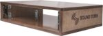 Sound Town DIY 2U Studio Rack with Solid Baltic Birch Plywood, Weathered Brown for Recording Room, Home Studio (SDRK-Y2B) - Image 5