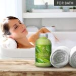 Bath Salts w/Natural Essential Lemongrass Oil 21.16 oz - Sea Salt Bath for Good Sleep - Bathing - Body Care - Wellness - Beauty - Relaxation - Aromatherapy - Spa - Bath Supplement - Image 6