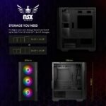Raptor Desktop (AMD Ryzen 7 5700G 4.6GHz NVIDIA, 16GB 2 * 8 GB DDR4 3600, 512Gb M2 NVME SSD, RGB Fans, W11, WiFi Ready, Mouse and Keyboard) - Image 7