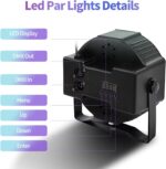 Stage Lights with Sound Activated & DMX Control, 8 Pack 18x3 W LED Par Lights, Versatile DJ Light for Stage Uplighting, Wedding, Party Events, Clubs,Music Shows & Holiday Decorations - Image 4