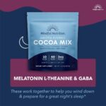 Mindful Evening Sugar Free Cocoa Mix Natural Sleep Aid, 40 Servings, Melatonin 3mg, L-Theanine, GABA Supplements, Natural Calm Sleep Support Stress Relief Calm Sleepy Cocoa Nighttime Hot Chocolate - Image 5